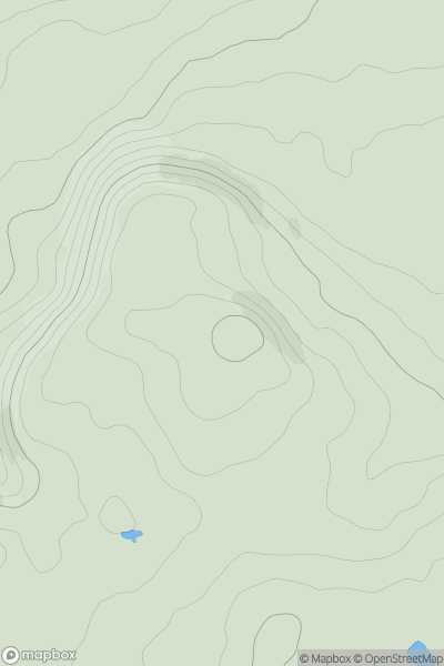 Thumbnail image for Beacon Hill [Lancashire, Cheshire and S Pennines] showing contour plot for surrounding peak